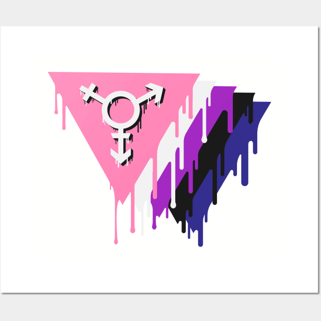 Genderfluid Pride Wall Art by Blame_the_Artist